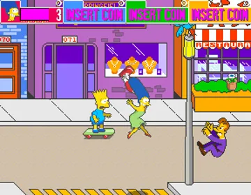 The Simpsons (2 Players Japan) screen shot game playing